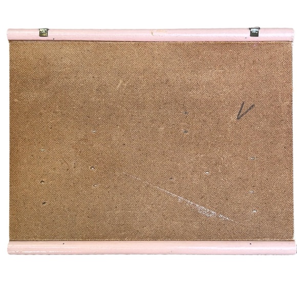 Vintage IRMI Wooden Musical Angels Wall Plaque Hand-Painted Nursery Decor Pink - Picture 6 of 14